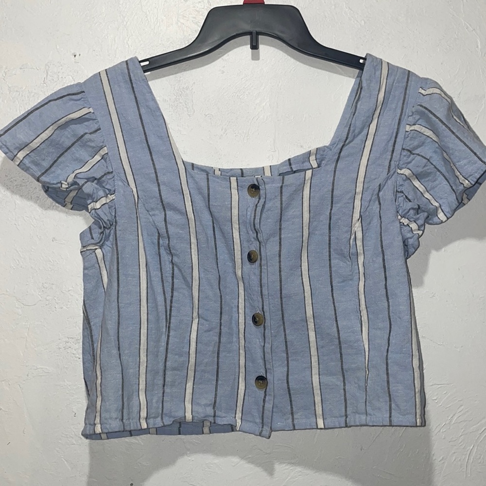 Striped crop top